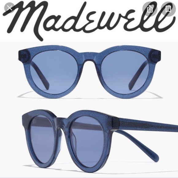 Madewell Accessories - Madewell Blue Halliday Sunglasses 2